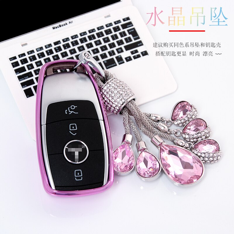 Móc Khóa Đính Đá Pha Lê Lấp Lánh Thời Trang