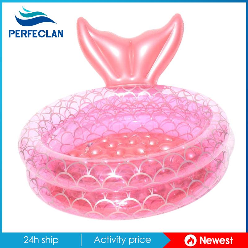 Bể Bơi Bơm Hơi Màu Hồng Cho Bé