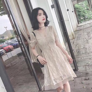 Váy ren 2 lớp