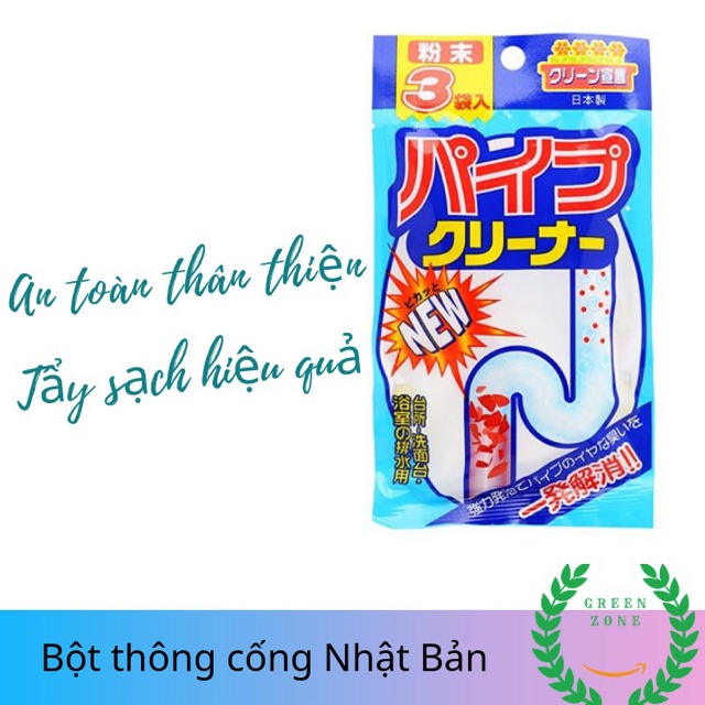 Gói bột thông cống Nhật Bản 40g