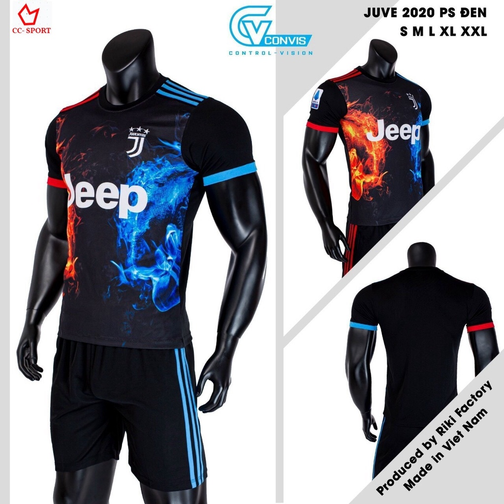 Áo đá bóng Riki Convis CLB Juventus Cao Cấp mùa giải 2020-2021