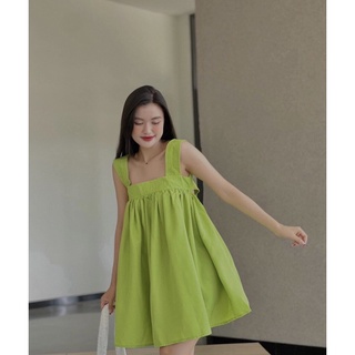 [ẢNH THẬT] VÁY 2 DÂY BẢN TO