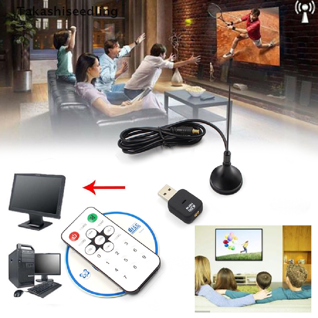 Usb Nhận Tín Hiệu DVB-t2 / T DVB-C USB 2.0 Kèm Remote Điều Khiển