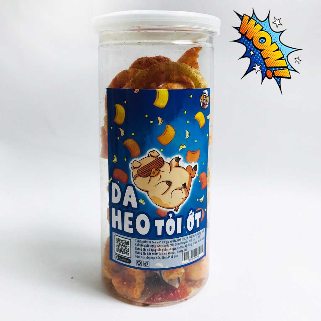 [Mã 267FMCGSALE giảm 8% đơn 500K] Da heo cháy tỏi - da heo chiên giòn tỏi ớt hũ pet 160g đồ ăn vặt Hà My | BigBuy360 - bigbuy360.vn