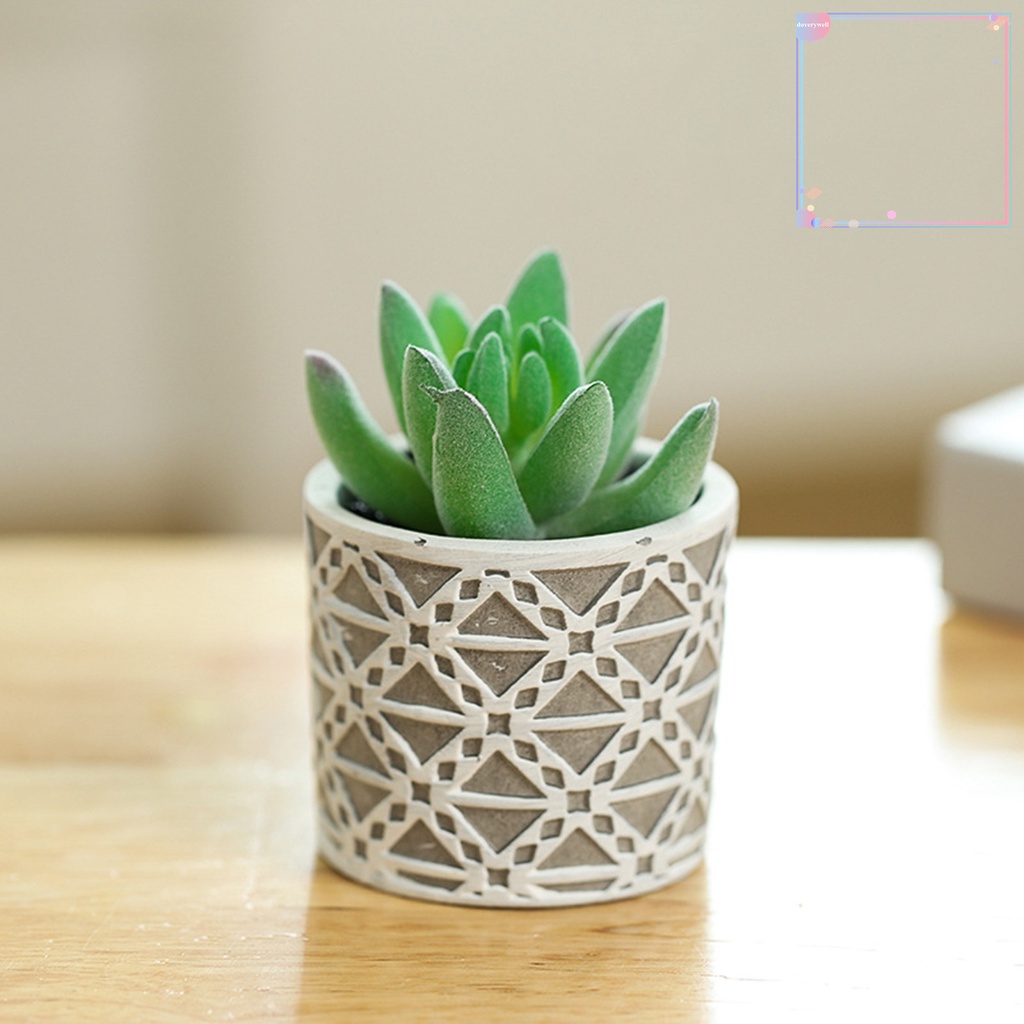 Chậu Cây Cảnh Nhân Tạo Mini Bằng PVC Chuyên Dụng Cho Trang Trí Nhà Cửa