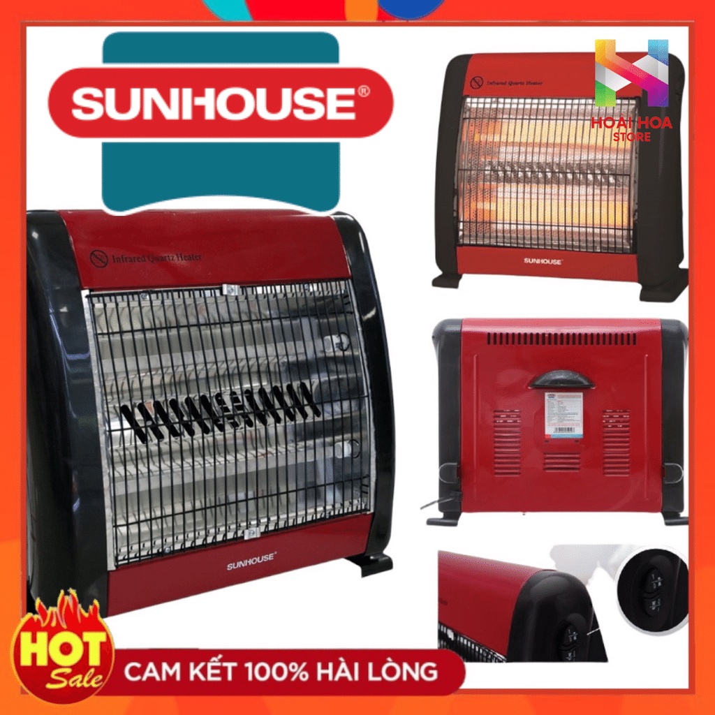 Máy Sưởi Sunhouse Quạt Sưởi Ấm Phòng Ngủ Đèn Sưởi Ấm Cho Bé