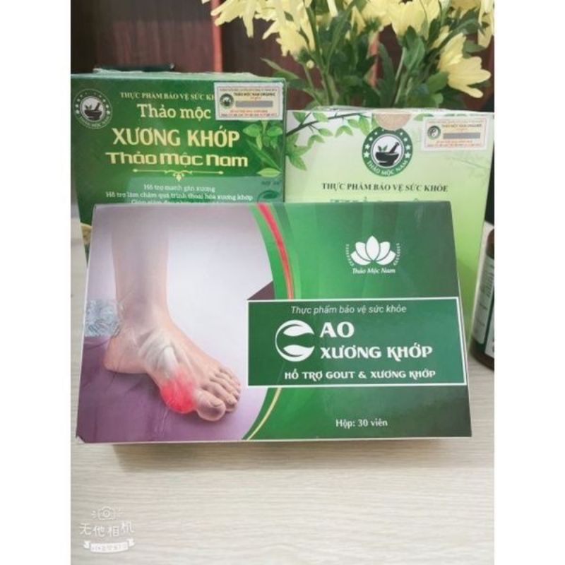 Cao hỗ trợ gout và xương khớp