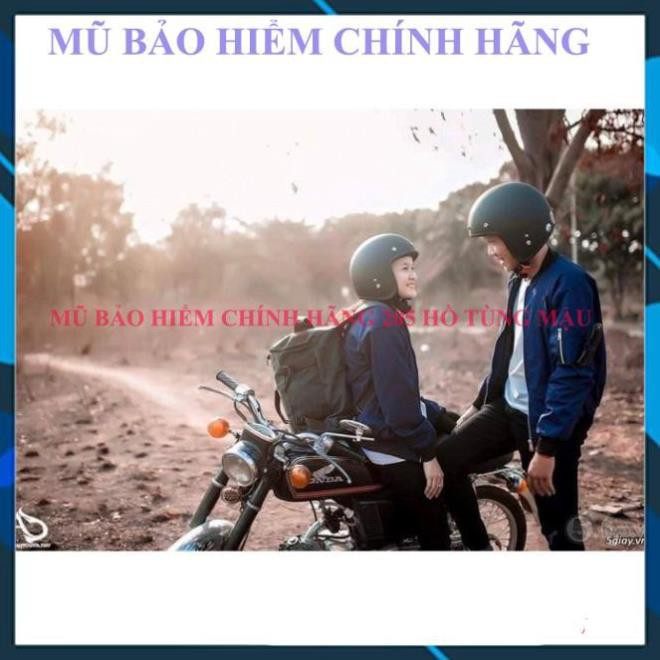 [ XẢ KHO 3 NGÀY ] Mũ Bảo Hiểm 3/4 Đen Trơn Bảo Vệ Đầu 100%  ❤️freeship❤️ Mũ Nhựa ABS Chống Va Đập Tốt - BH 6 Tháng