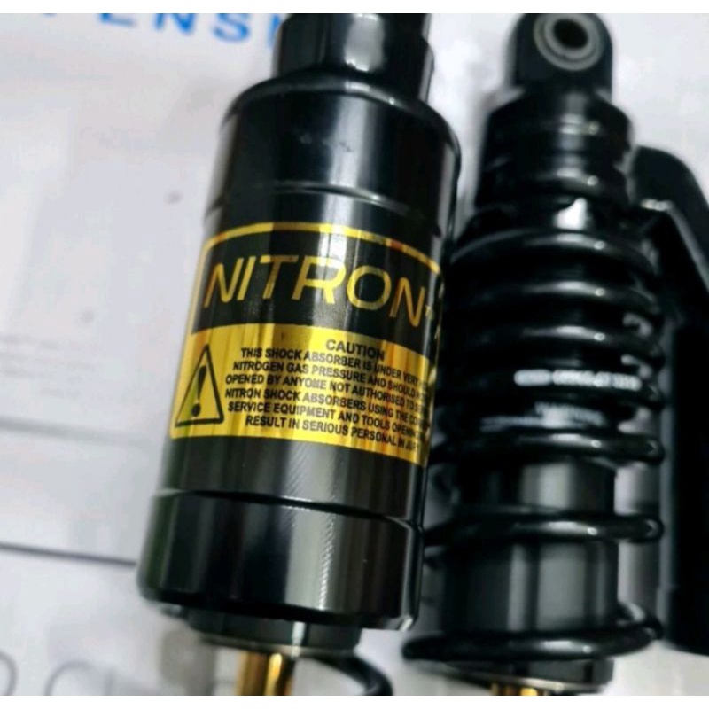 Phuộc NITRON full đen TY VÀNG có bình dầu cho SHVN các đời