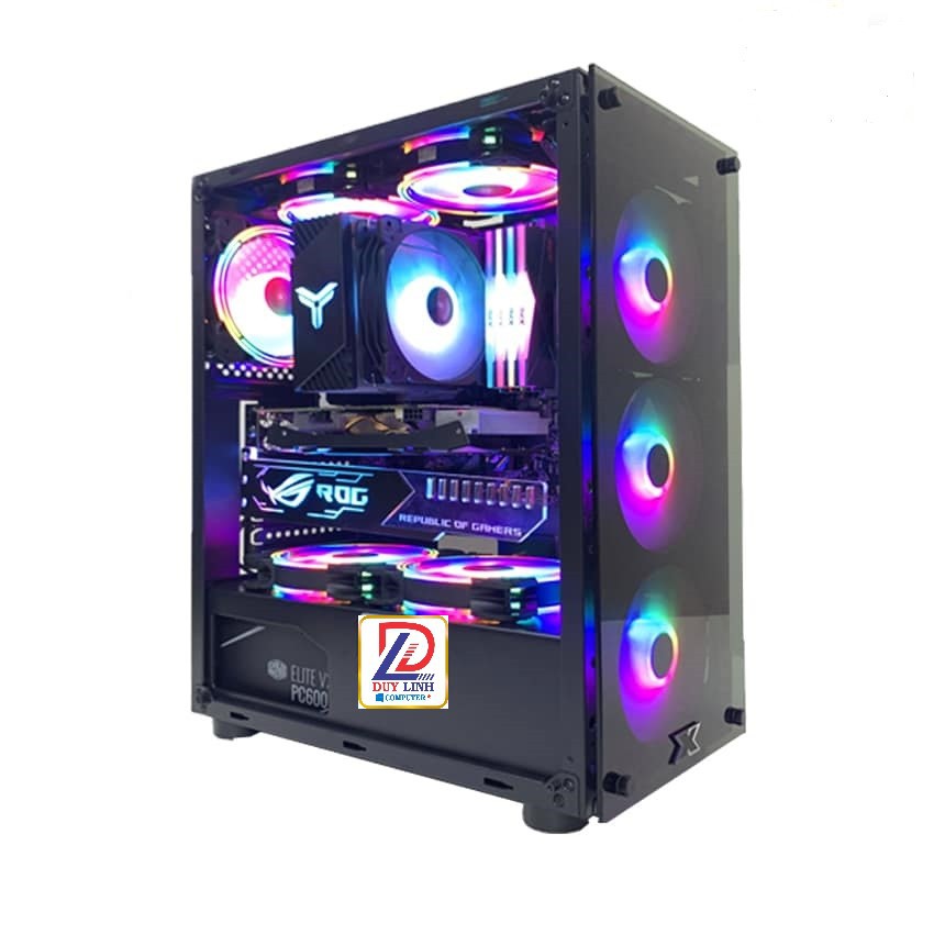 [Mã ELHAMS5 giảm 6% đơn 300K] Vỏ máy tính Gaming Các Loại Case trong suốt lắp led đẹp(chưa có fan led)