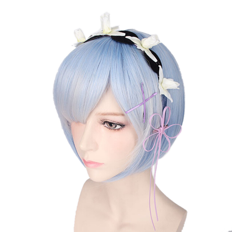 Tóc giả hóa trang nhân vật Ram trong anime Re: