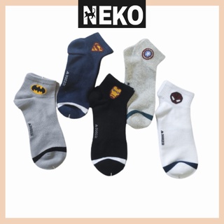 Vớ ngắn siêu nhân, tất ngắn heroes hoạt hình unisex nam nữ NEKO