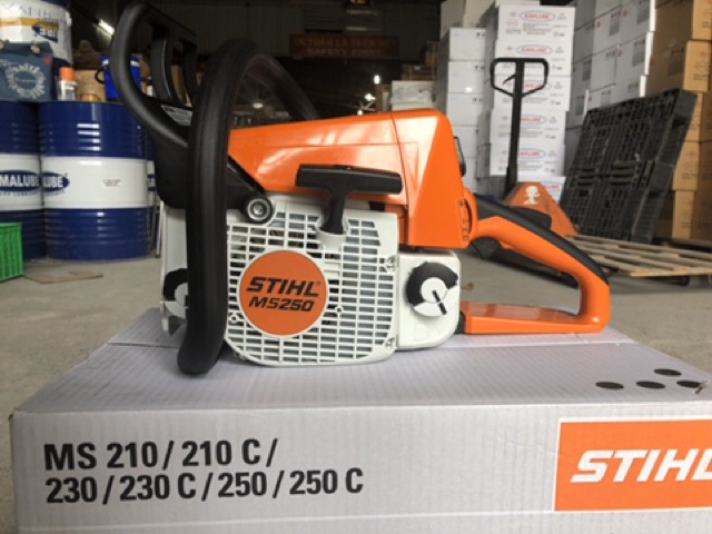 Máy cưa xích STIHL MS 250 chính hãng (Đã bao gồm sên lam + Khuyến mãi)