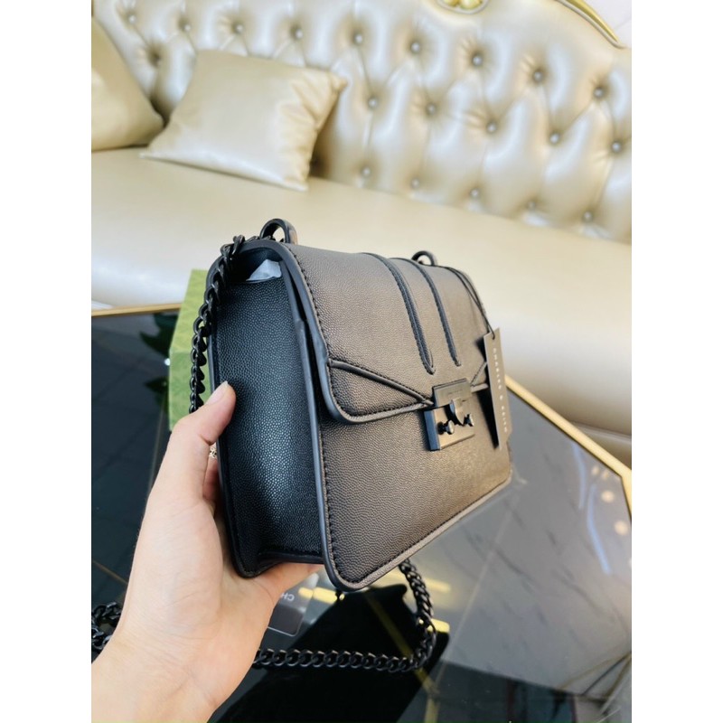 Túi CnK qc đeo chéo full đen lót đỏ❣️FREESHIP❣️