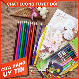 Bút chì 12 màu loại 1, bút tô màu