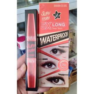 MASCARA NỐI MI 2 ĐẦU SIVANNA SUPER MODEL 5X LONG DEEP BLACK
 Thái Lan