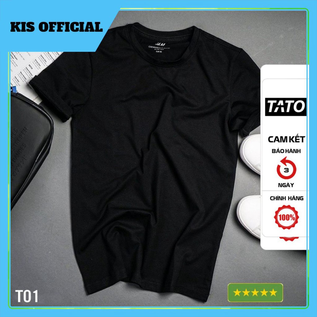 Áo Thun Trơn VNXK  Form Rộng Ao Phông Cotton Trơn Unisex Thời Trang Nam Nữ Phong Cách Basic mặc o nhà [KIS OFFICIAL]