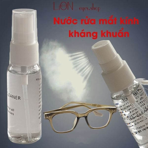 Nước lau Mắt kính,ống kính máy ảnh,Bề mặt kính Chai xịt 30ml Kháng khuẩn