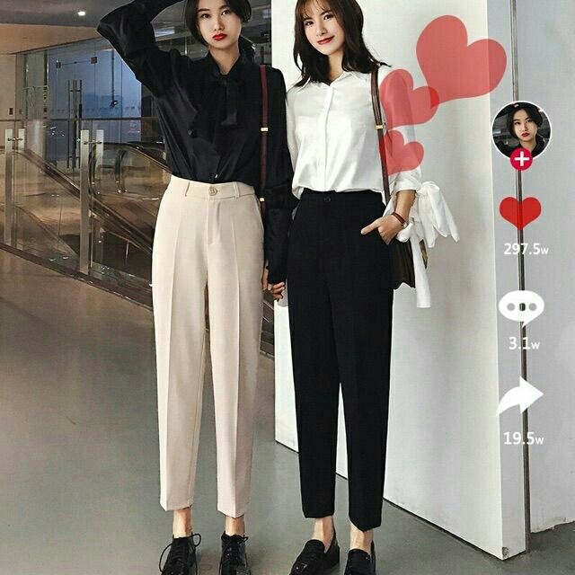 QUẦN BAGGY LƯNG CHUN KHÓA GIỮA