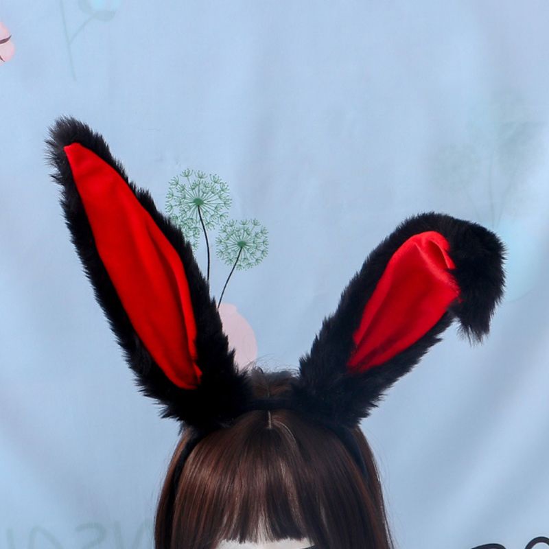 Băng Đô Tai Thỏ Dài Hóa Trang Lễ Halloween