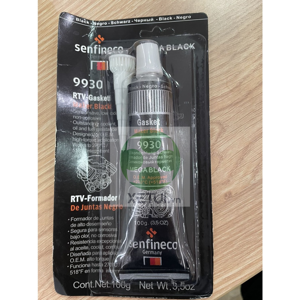Keo Ron Thay Thế Gioăng Senfineco Silicone Gasket Marker Black Màu Đen (270 Độ) 100G 9930