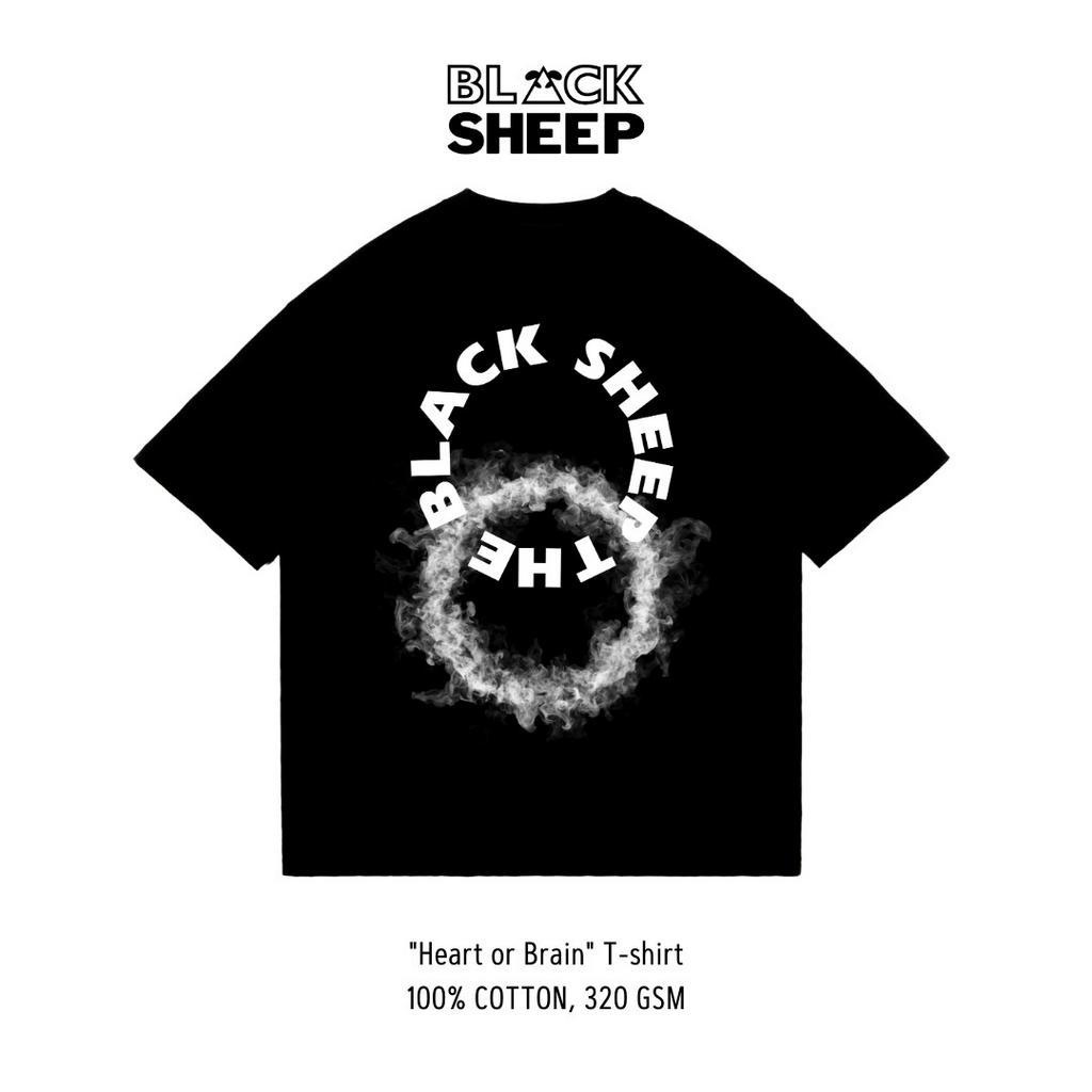 [BLACKSHEEP]Áo thun cotton 320gsm nam nữ Unisex form rộng tay lỡ, local brand chính hãng.