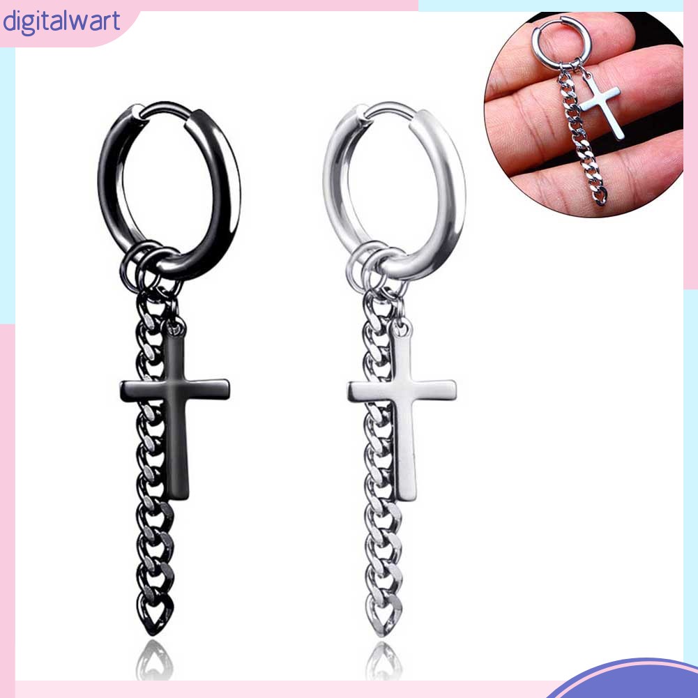 1 Khuyên Tai Kim Loại Thời Trang Cá Tính Cho Nam