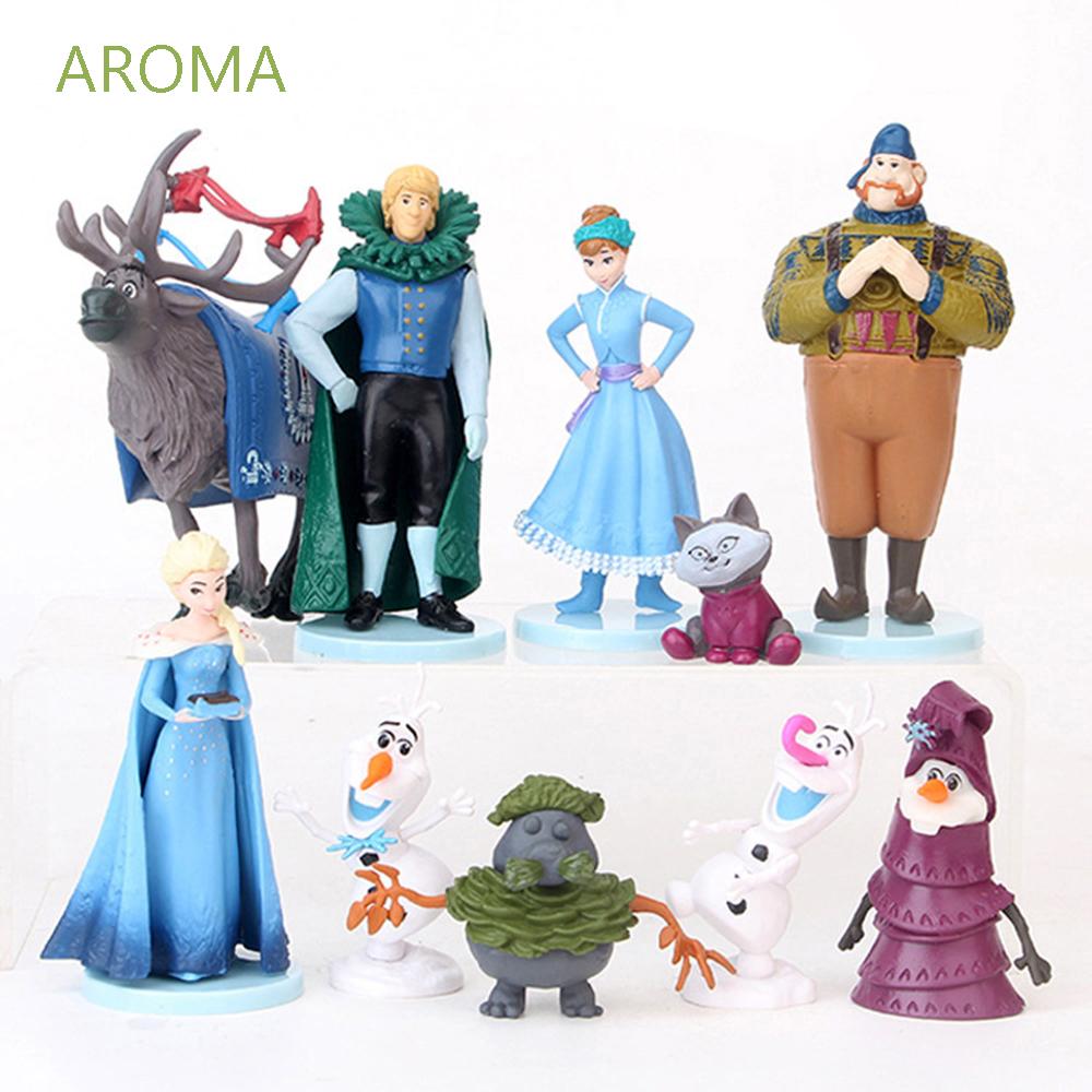 Set 9 / 10 Mô Hình Nhân Vật Phim Hoạt Hình Frozen 5-11cm