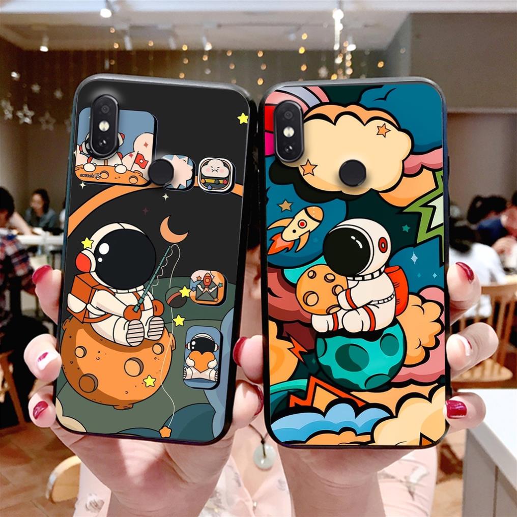 Ốp lưng kính nano chống bể Xiaomi mi 8, mi 8 se (8se), mi 8 lite, mi 8 pro hình gia hình gia dễ thương