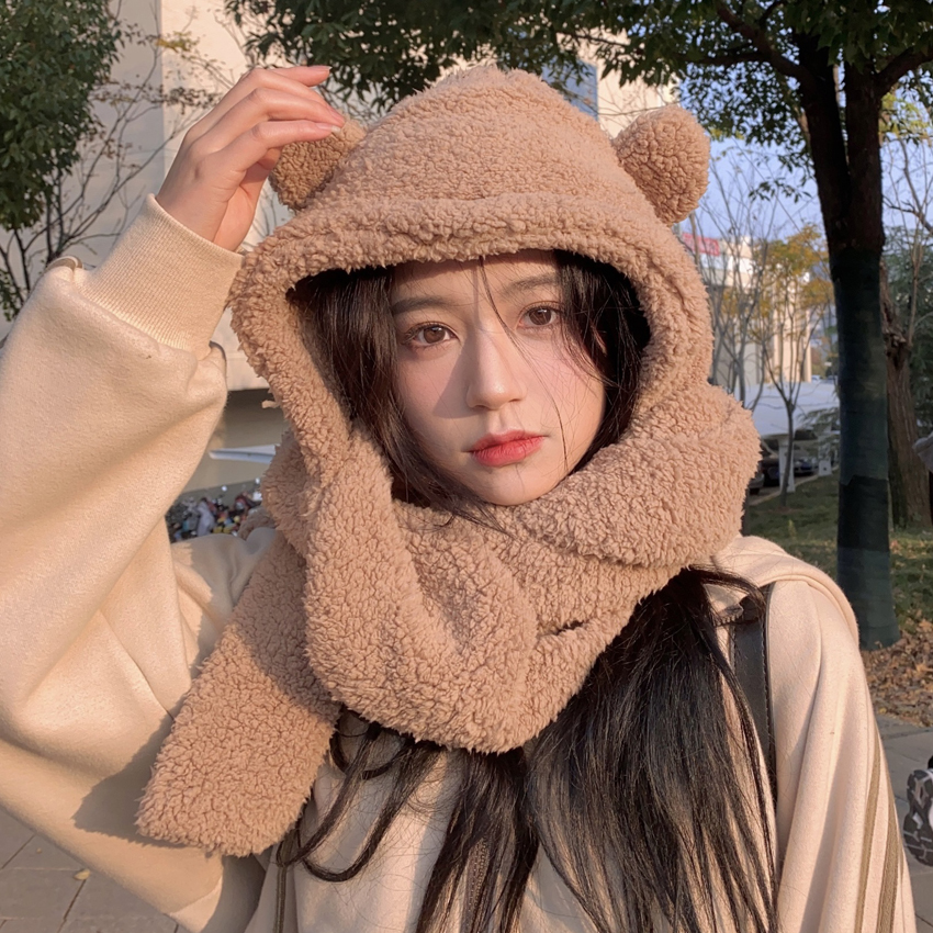 Khăn Quàng Cổ Hình Tai Gấu Đáng Yêu Dành Cho Bé