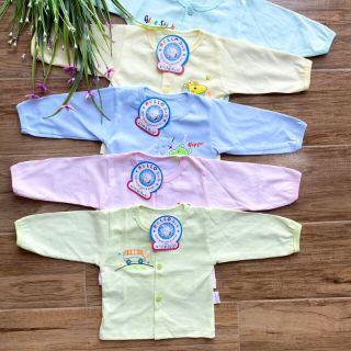 Áo Cài Khuy Lệch Cho Bé Sơ Sinh