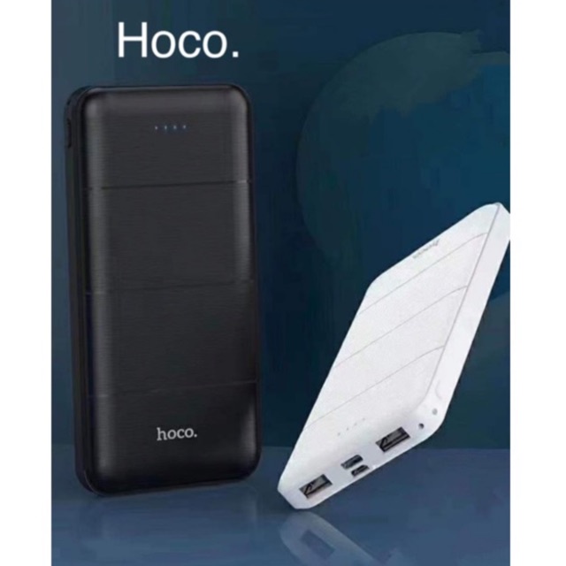 Pin sạc sự phòng Hoco CJ4 dung lượng 10000mAh 2 cổng USB và Type-C  hỗ trợ sạc nhanh, có đèn LED báo sạc