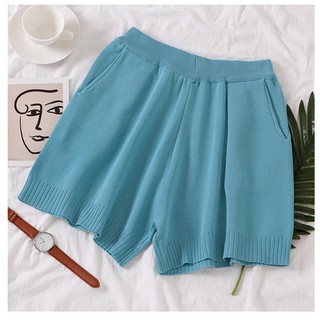 Quần short len nữ thời trang Hàn Quốc