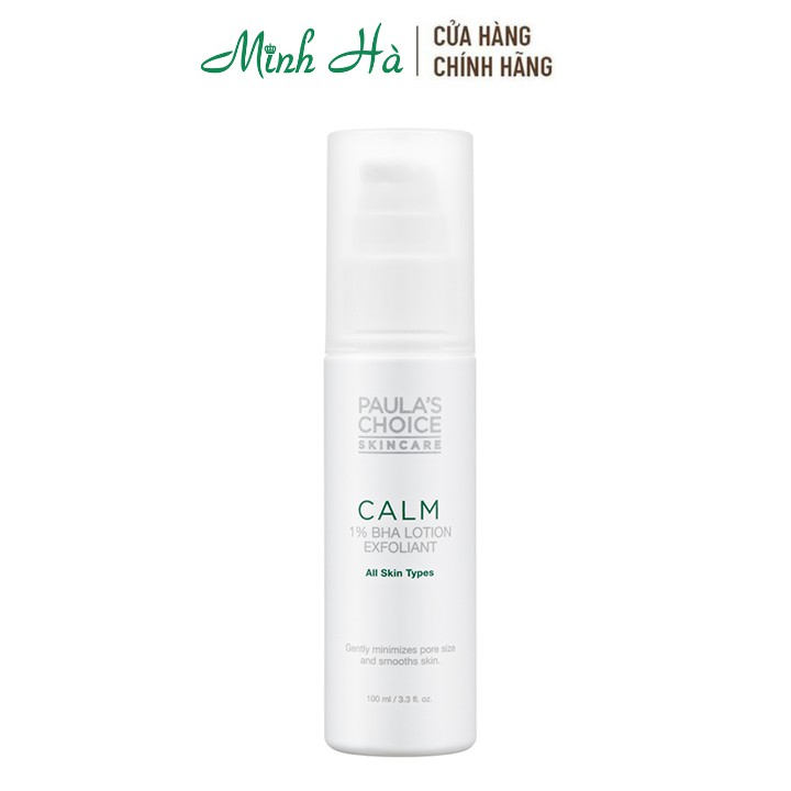 Tẩy da chết hóa học Paula's Choice Calm 1% BHA Lotion Exfoliant 100ml - 9107 - 9100