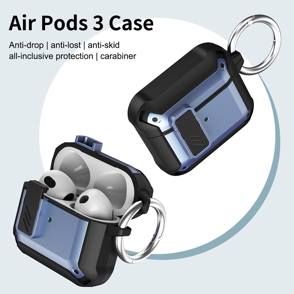 Vỏ Bảo Vệ Hộp Sạc Tai Nghe compatible AirPods 3 2Gdcompatible AirPods3 Thiết Kế Độc Đáo Thời Trang
