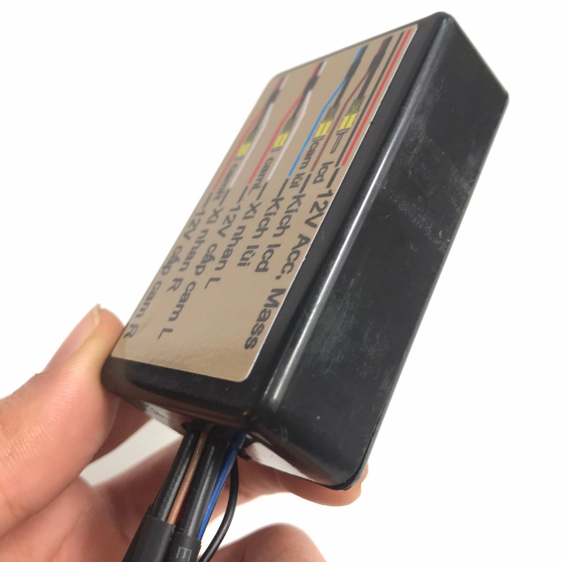 Bộ chia camera lề, camera lùi cho ô tô, dễ dàng lắp đặt, có sơ đồ lắp đặt dễ dàng. Nội thất ô tô Donmic. | BigBuy360 - bigbuy360.vn