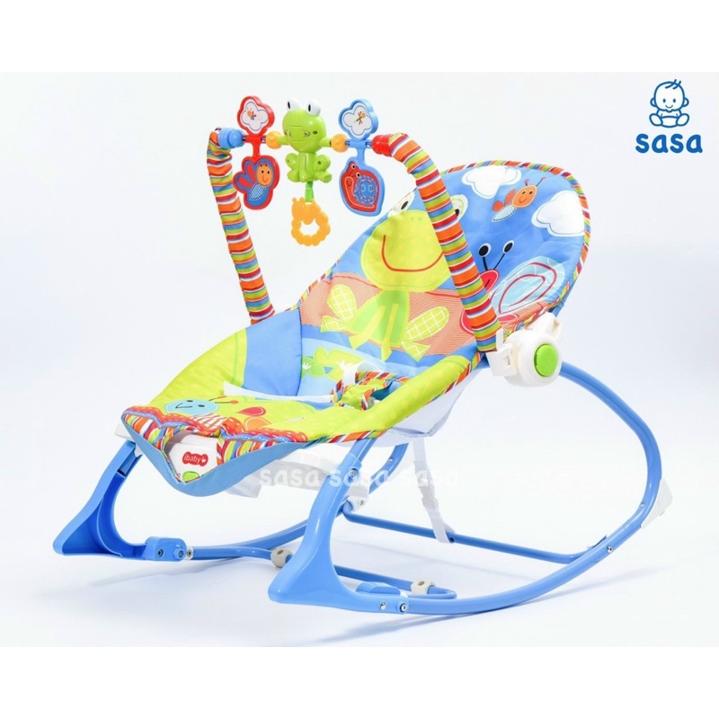 Ghế đưa em bé có đồ chơi Sasa