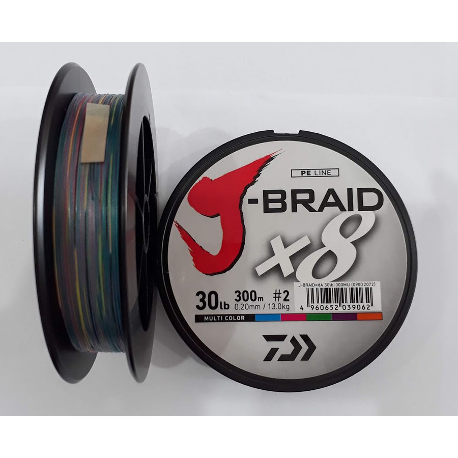 Dây Dù Câu Cá PE Daiwa Nhật J-Braid X8A 300 mét - MU - Nhiều màu