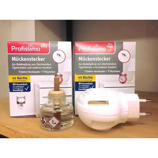 TINH DẦU CẮM ĐIỆN ĐUỔI MUỖI PROFISSIMO-NỘI ĐỊA ĐỨC