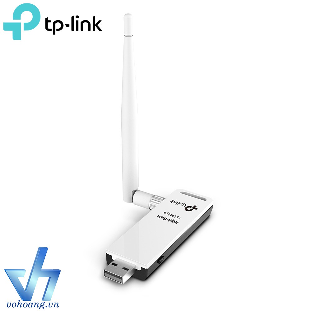 USB thu sóng wifi không dây TP-Link TL-WN722N (Trắng)