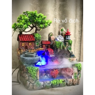 Thác nước phong thuỷ - bể cá ngôi nhà nhỏ