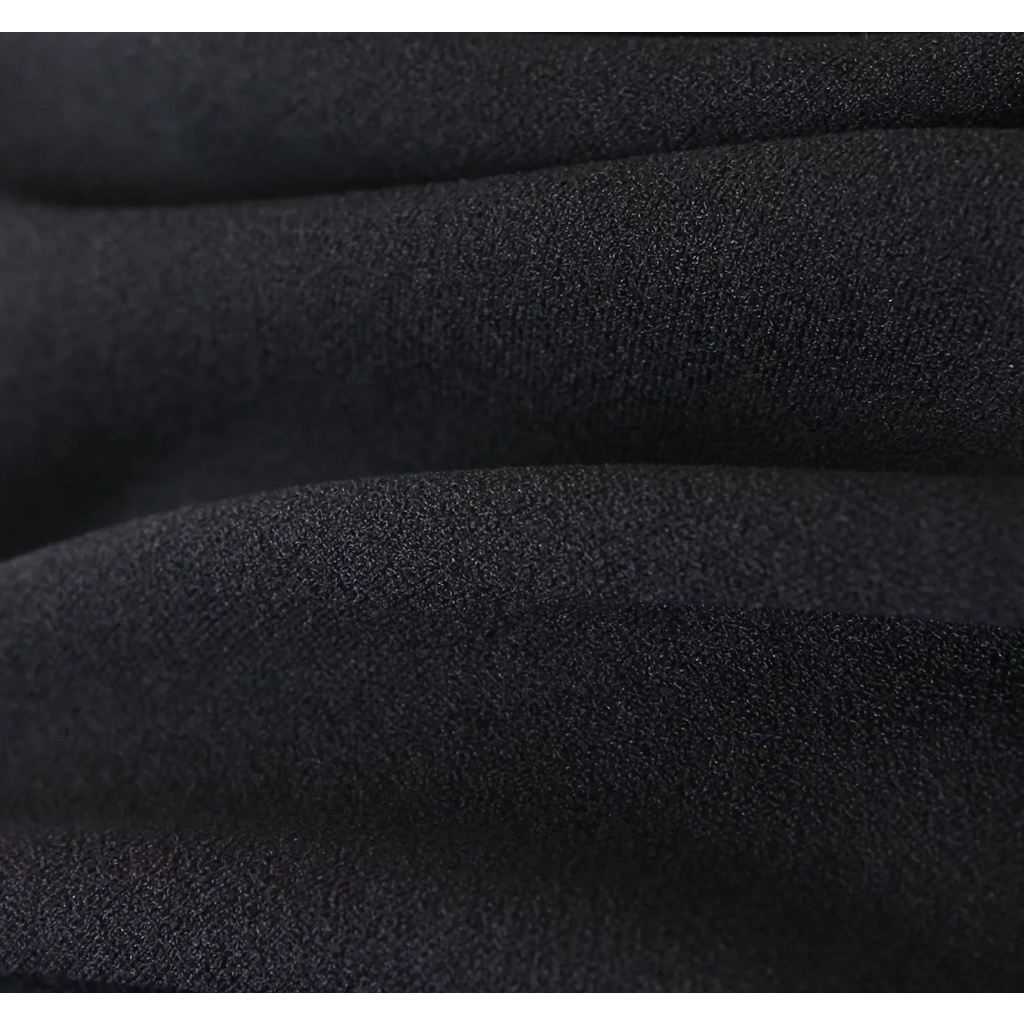 Quần ống loe đen cạp cao hack dáng quần loe co giãn 4 chiều khoá sau Mia Flare Pants Q377