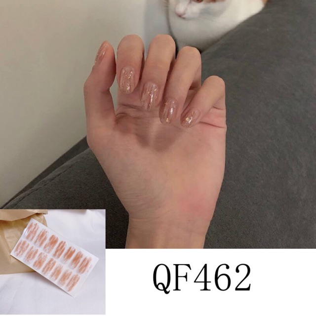 Set dán móng tay Nails dán nghệ thuật nhiều màu - có ngay bộ móng đẹp trong 5 phút (Nail wraps / Nail stickers) CAM05