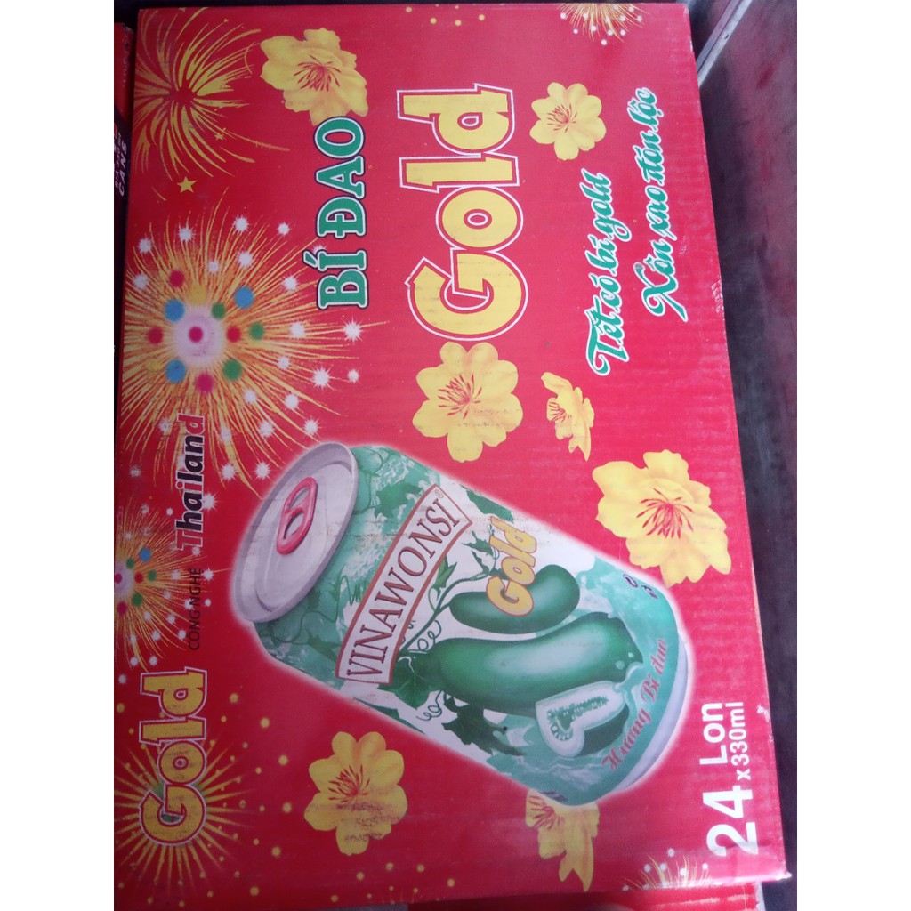 Bí đao giá rẻ 24 lon 330ml hsd 02/09/2020