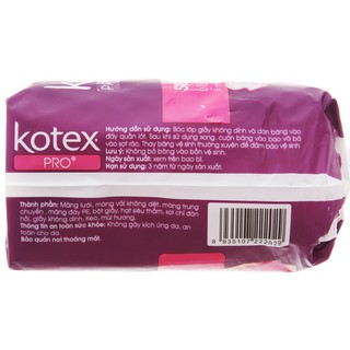 Băng vệ sinh Kotex Pro cánh 8 miếng