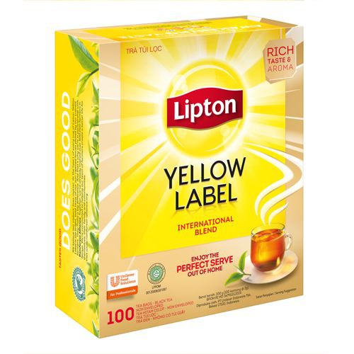 Trà Lipton nhãn vàng 100 túi lọc - CLOUDMART