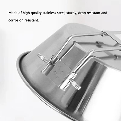 BÁT GẤP GỌN INOX CÓ QUAI CẦM OUTSIDE