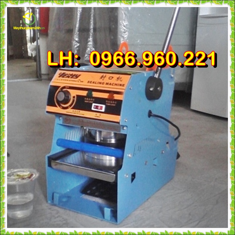 Máy dập nắp ly, máy ép miệng cốc