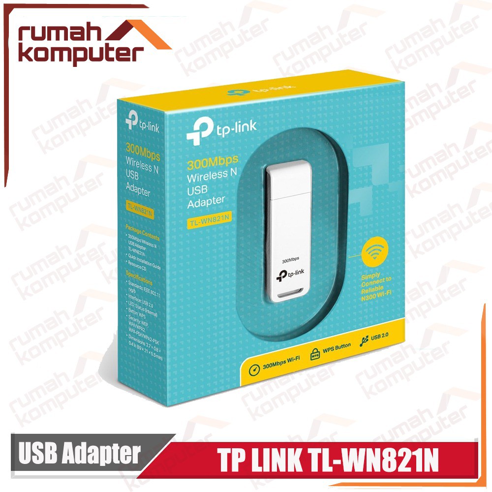 Usb Wifi 300 Tplink Tl-Wn821N