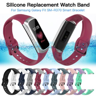 Dây Đeo Thay Thế Chất Liệu Silicon Thiết Kế Sọc Gân Nổi Thời Trang Cho Samsung Galaxy Fit Sm-R370